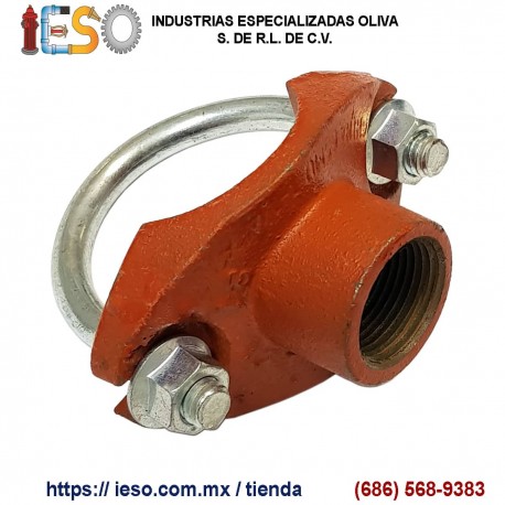 Salida Mecánica de Hierro Dúctil Roscada de 1-1/4" X 3/4"