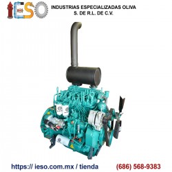Motor Diesel Estacionario para Sistemas Contra Incendio Modelo WP4, 80HP, 2200 RPM (60 KW)