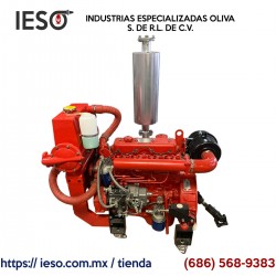 Motor Diesel Estacionario para Sistemas Contra Incendio Modelo QC480, 39 HP, 3000 RPM