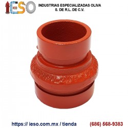 Reducción Concéntrica de Hierro Dúctil Ranurada 2"X1-1/2"